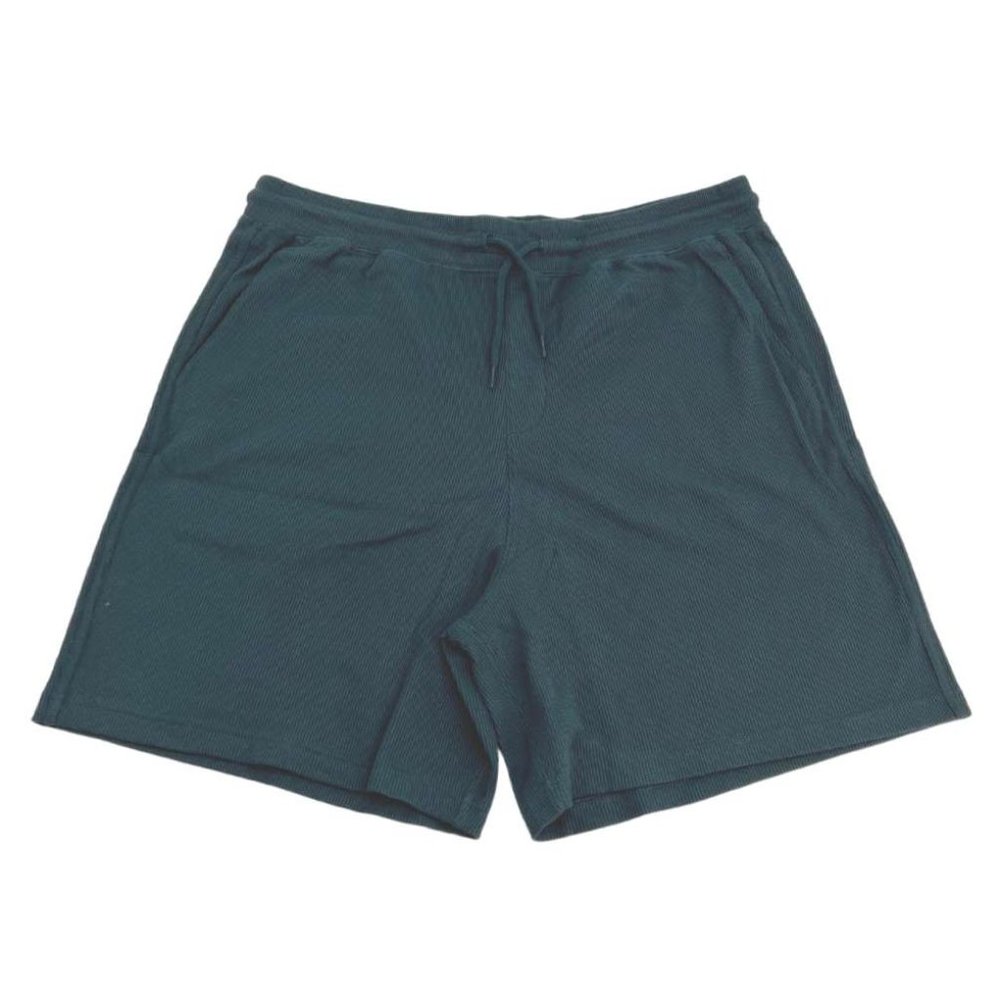 H&M | Men's Relaxed Fit Waffle Shorts | Steel Blue | Size XL